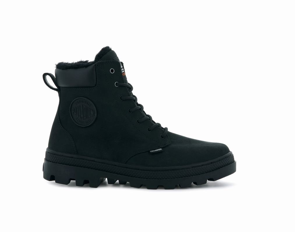 Palladium Pallabosse Sc Wp+ S Womens Boots Black Australia [UBOXSV-183]